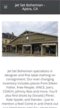 Mobile Screenshot of jetsetbohemian.com